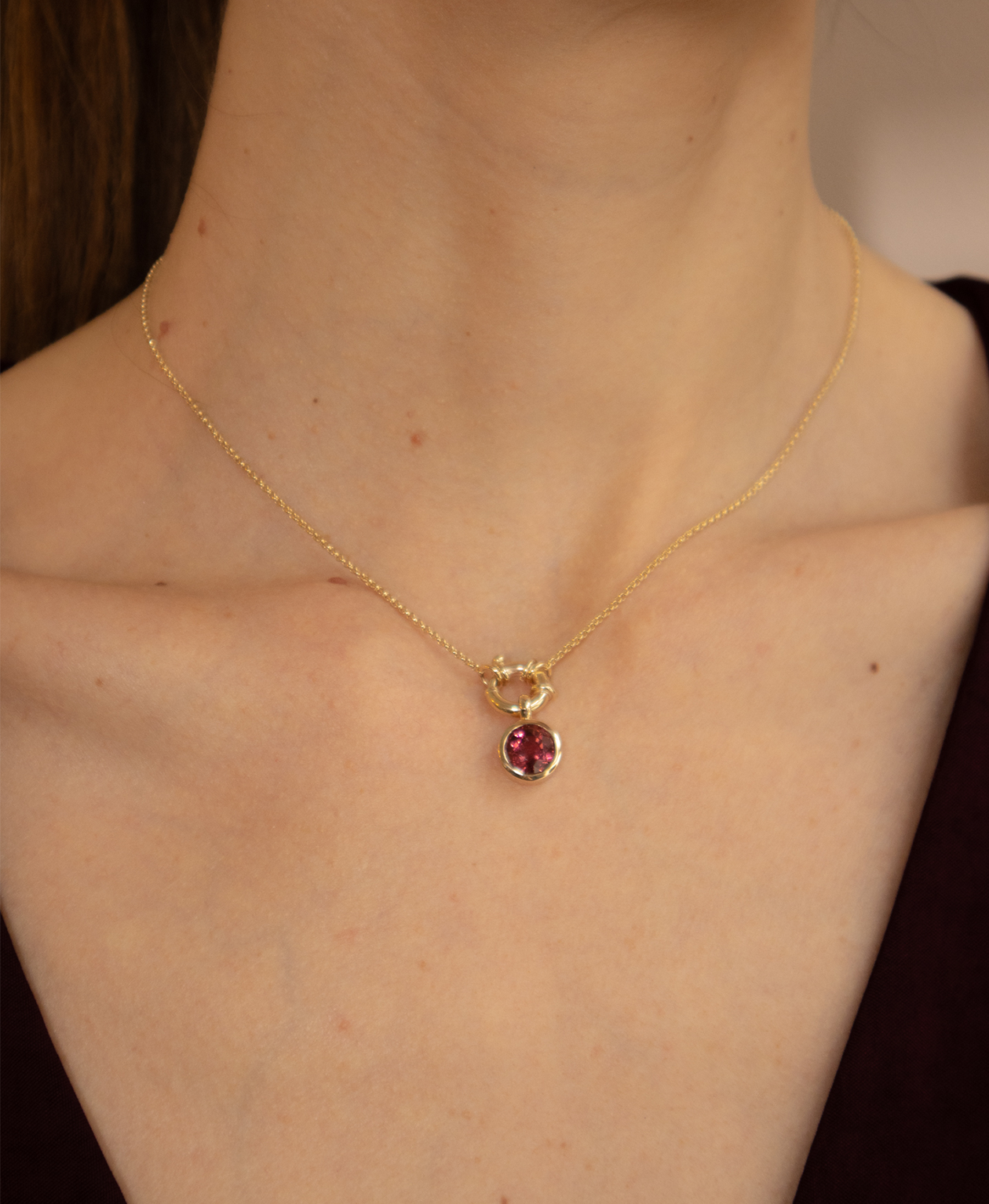 One of a Kind 478 - 9k Yellow Gold, Pink Tourmaline