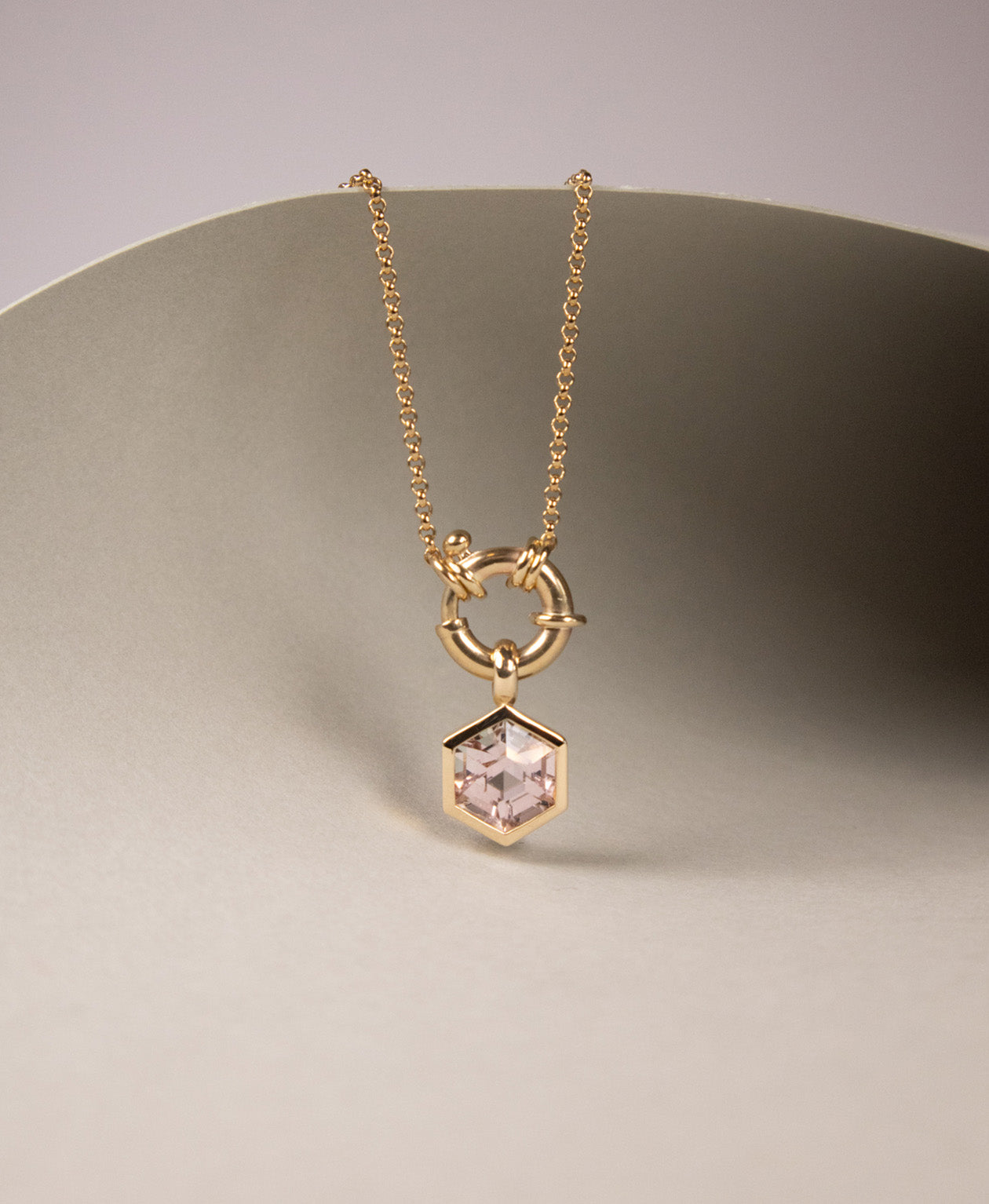 One of a Kind 479 - 9k Yellow Gold, Pink Tourmaline