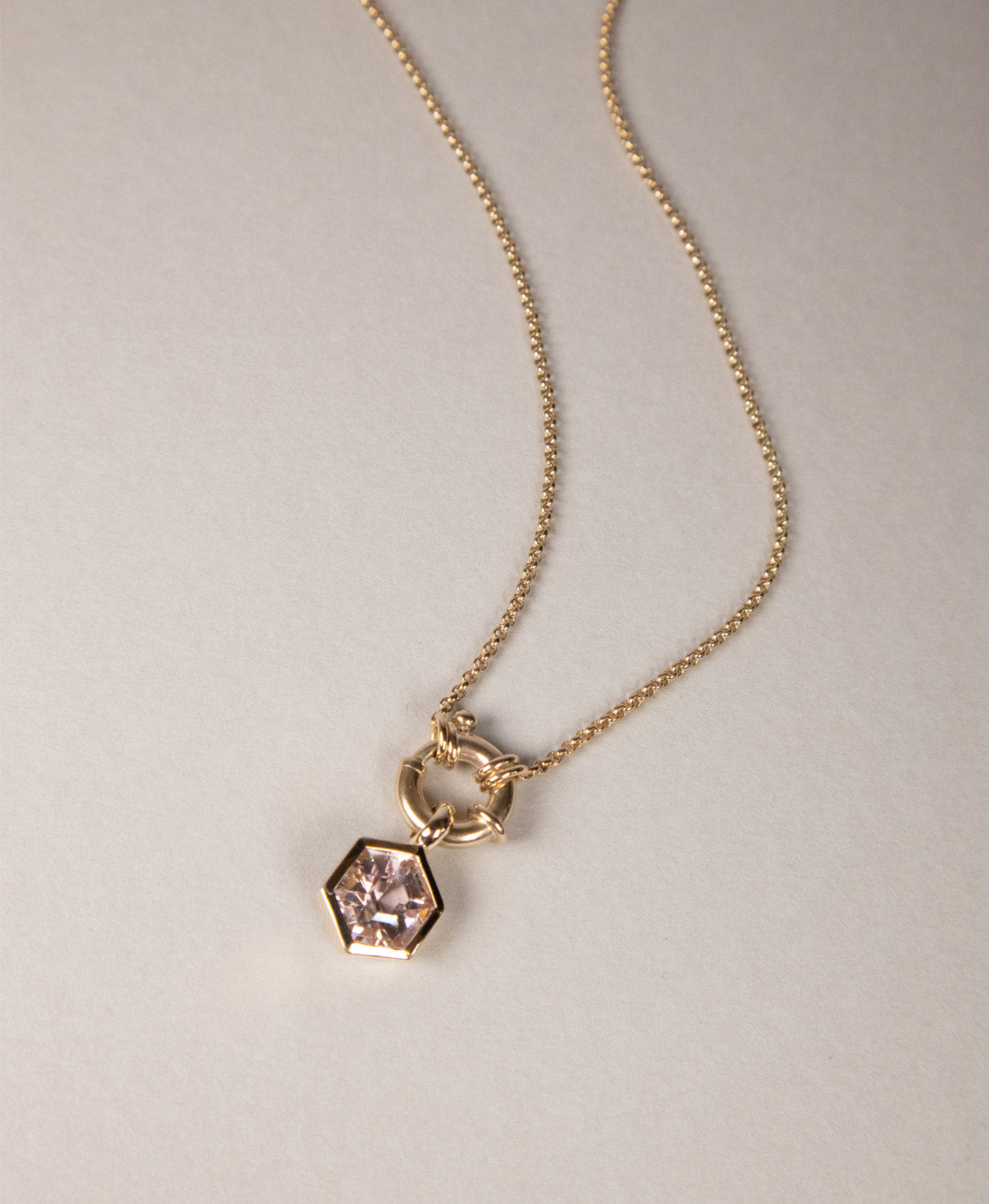 One of a Kind 479 - 9k Yellow Gold, Pink Tourmaline