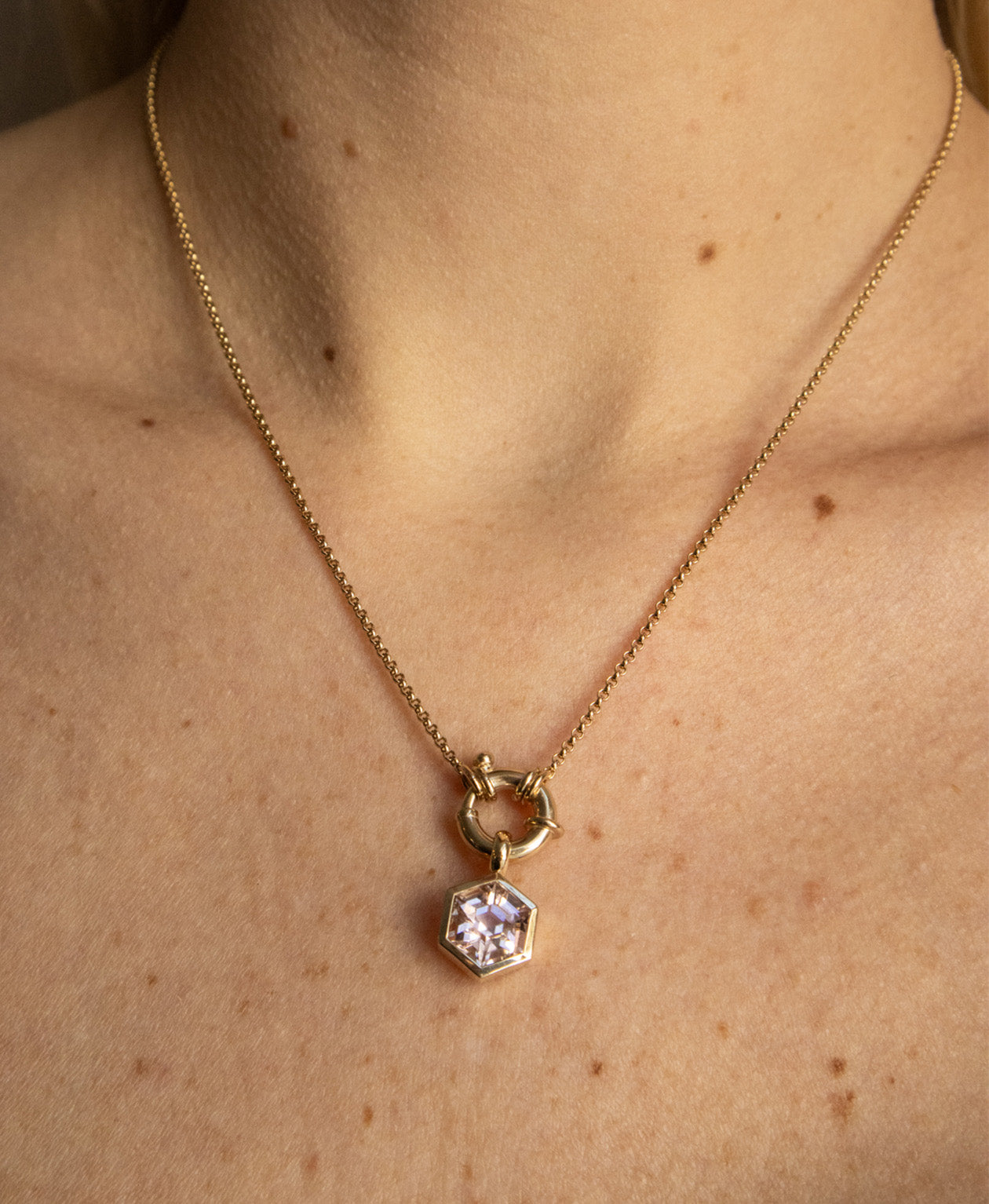 One of a Kind 479 - 9k Yellow Gold, Pink Tourmaline