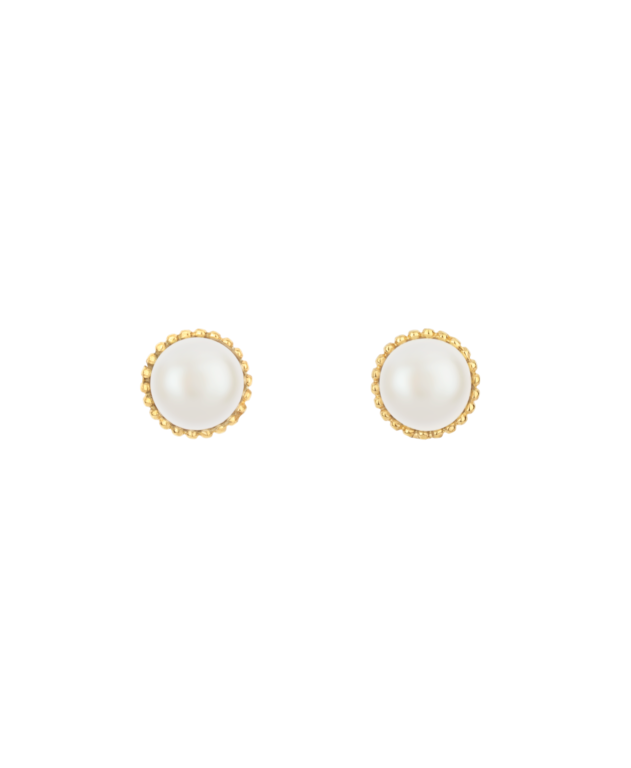 Pearl Earrings - 22k Gold Vermeil, Pearl