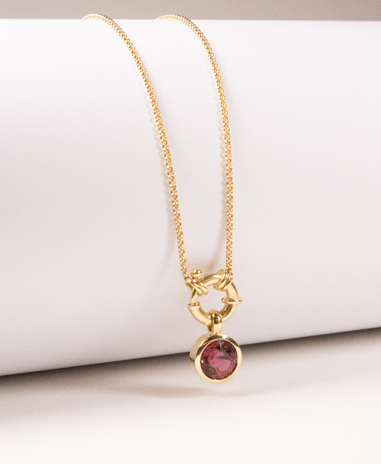 One of a Kind 478 - 9k Yellow Gold, Pink Tourmaline
