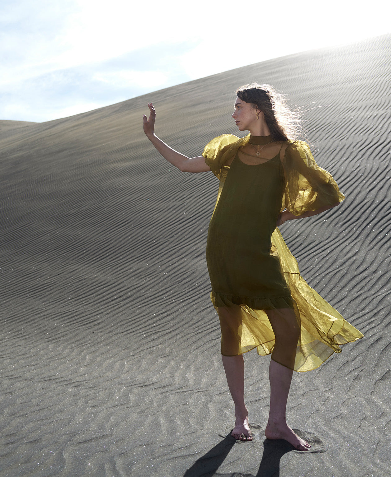 Manuka Necklace - 925 Sterling Silver, White Zircon