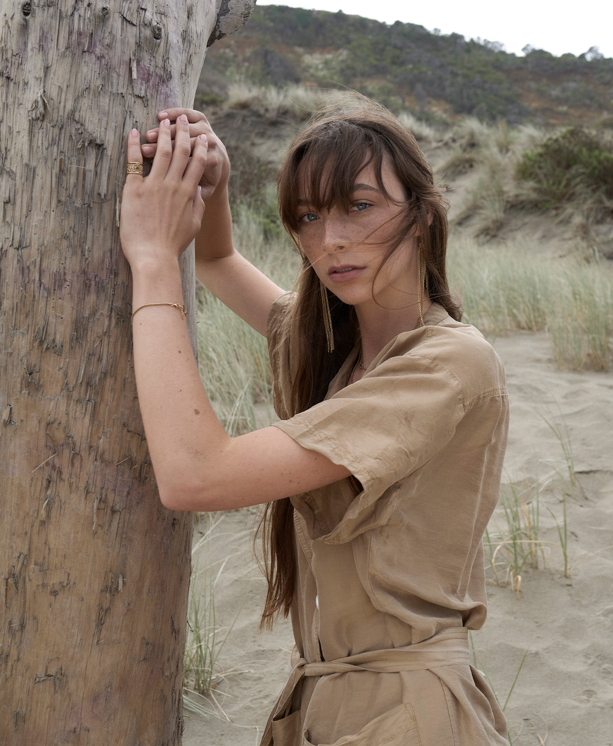 Centred Hoops - 925 Sterling Silver, White Zircon