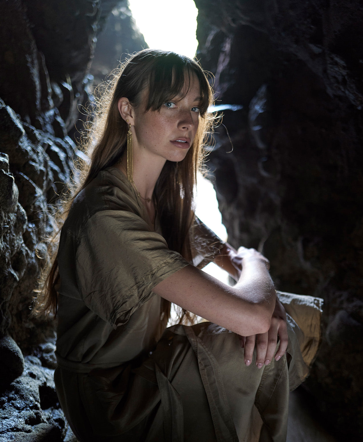 Centred Bracelet - 22k Gold Vermeil, White Zircon