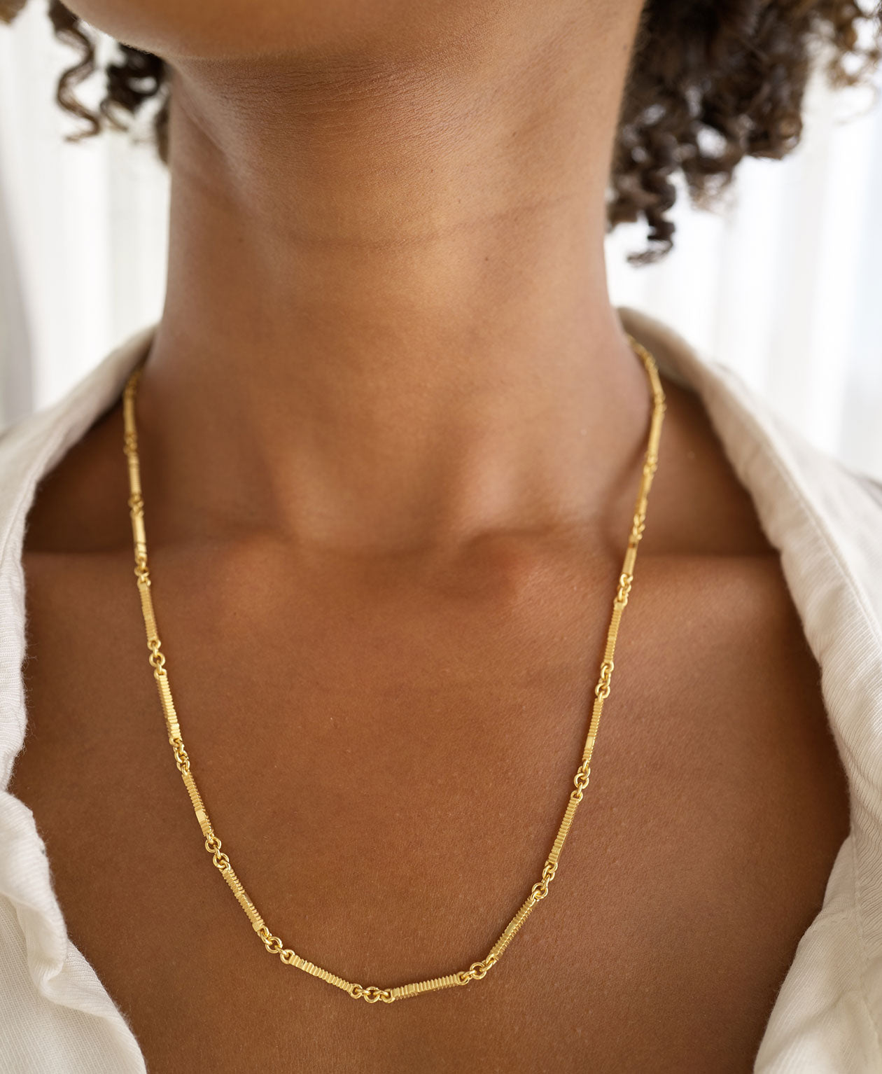 Ameena Chain (50cm) - 22k Gold Vermeil