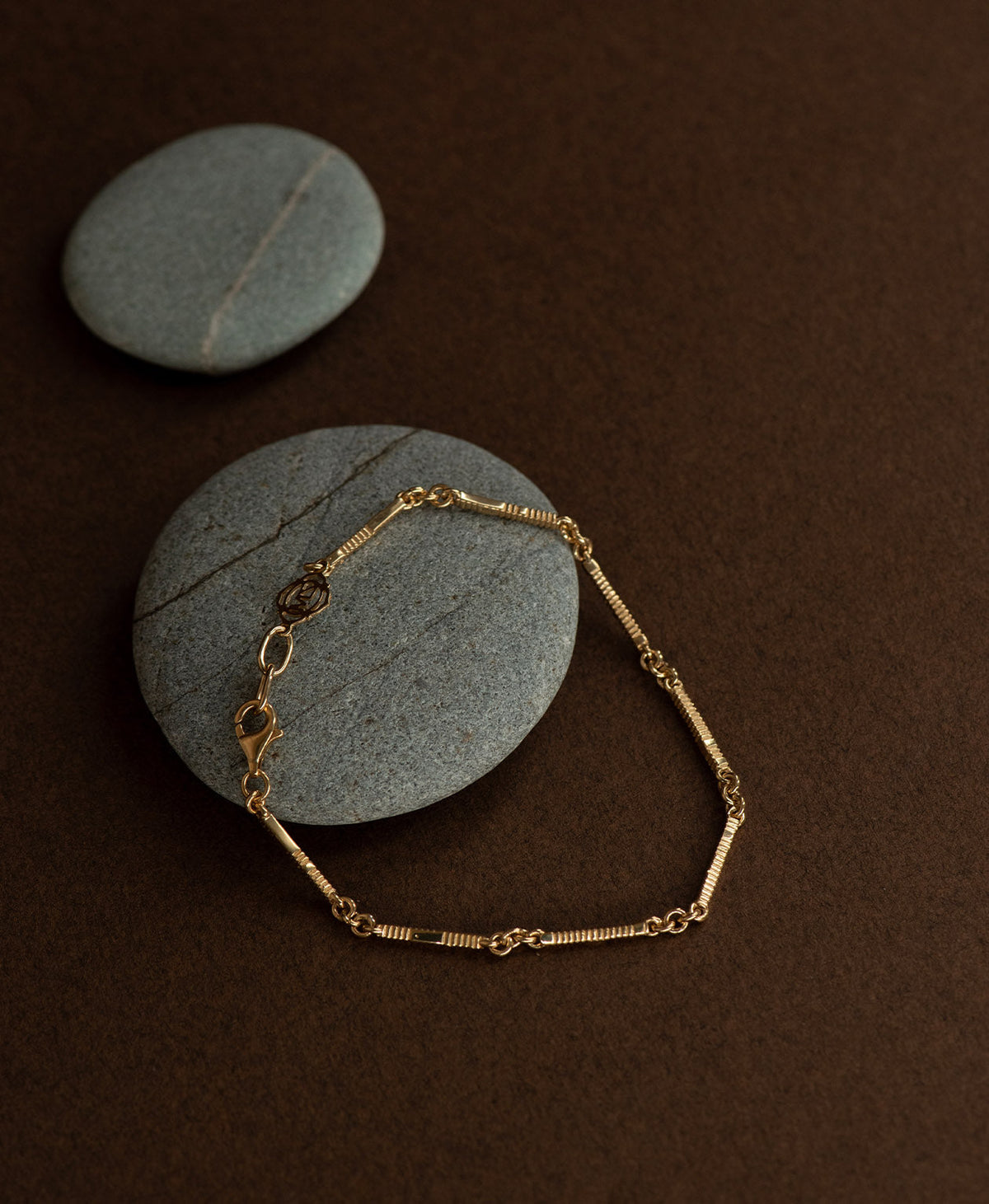 Ameena Bracelet and 50cm Chain Gift Set - 22k Gold Vermeil
