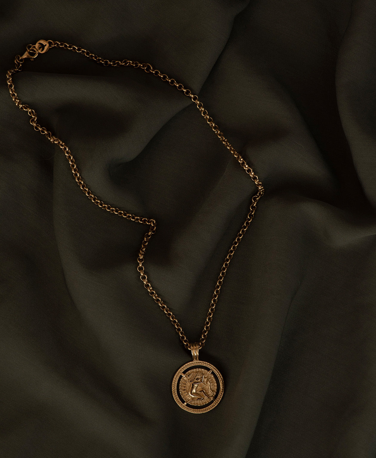 Aquarius Necklace - 22k Gold Vermeil
