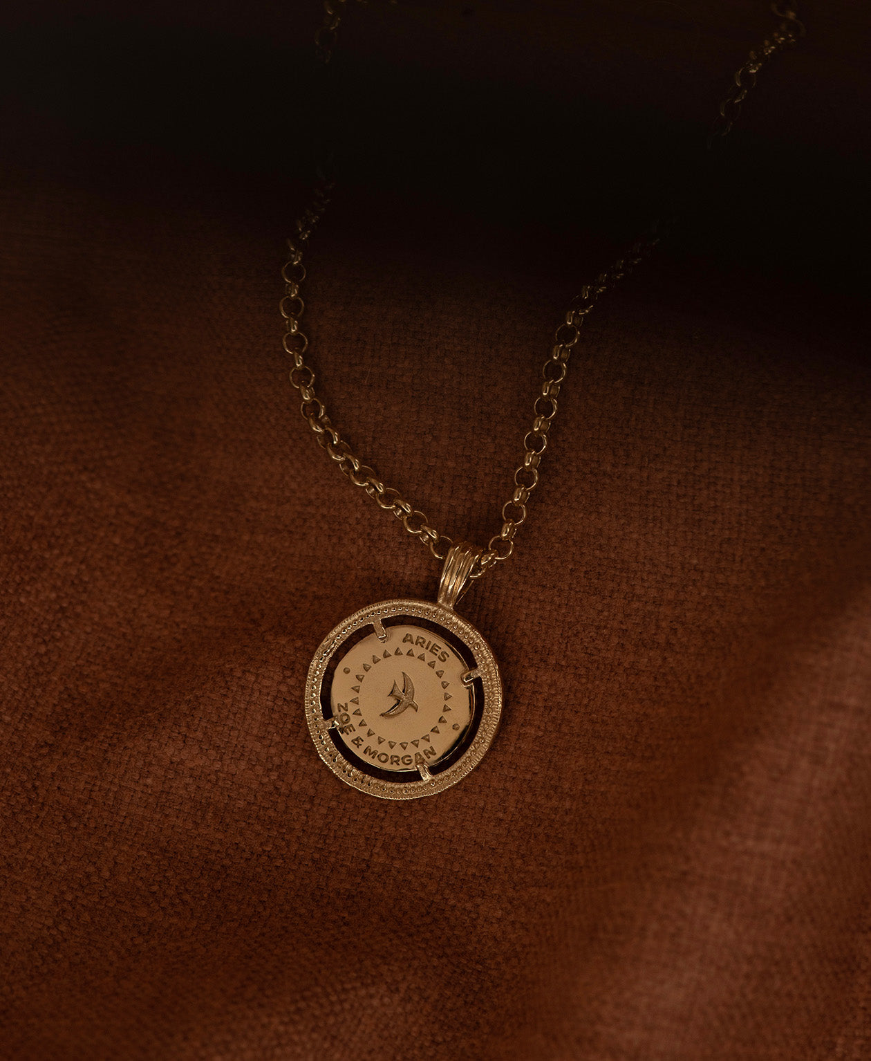 Aries Necklace - 22k Gold Vermeil