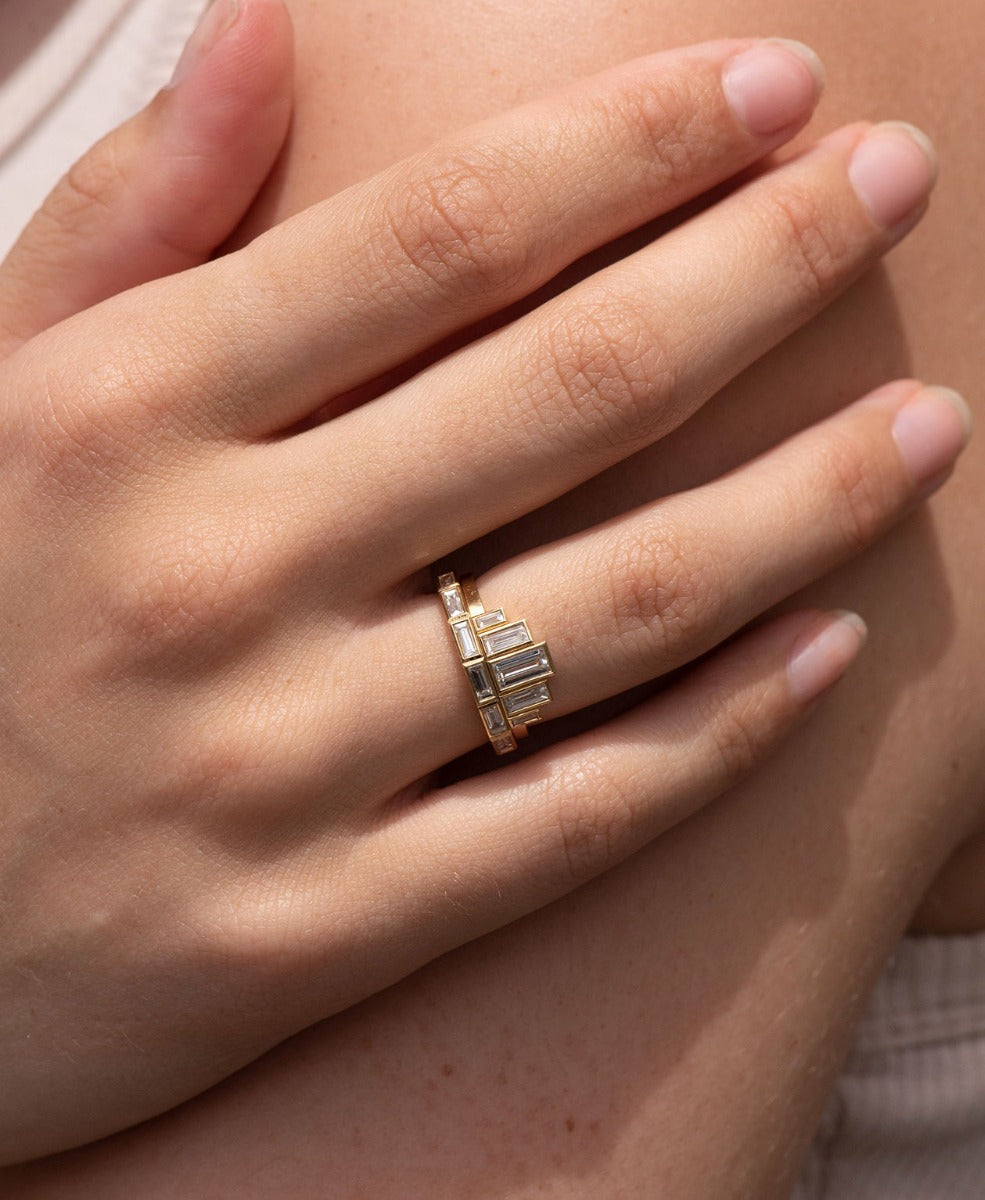 René Band - 18k Yellow Gold, Diamonds