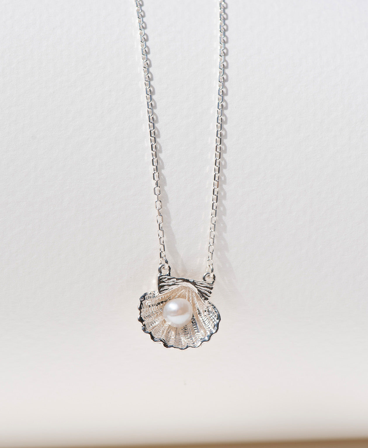 Camino Pearl Necklace - 925 Sterling Silver, Pearl