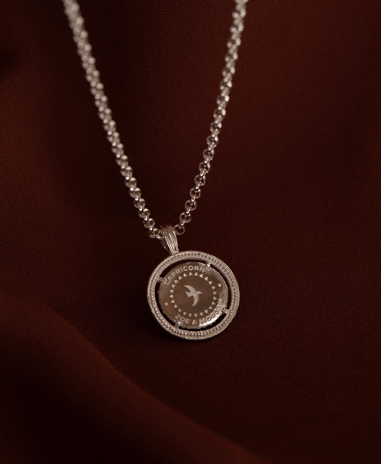 Capricorn Necklace - 925 Sterling Silver