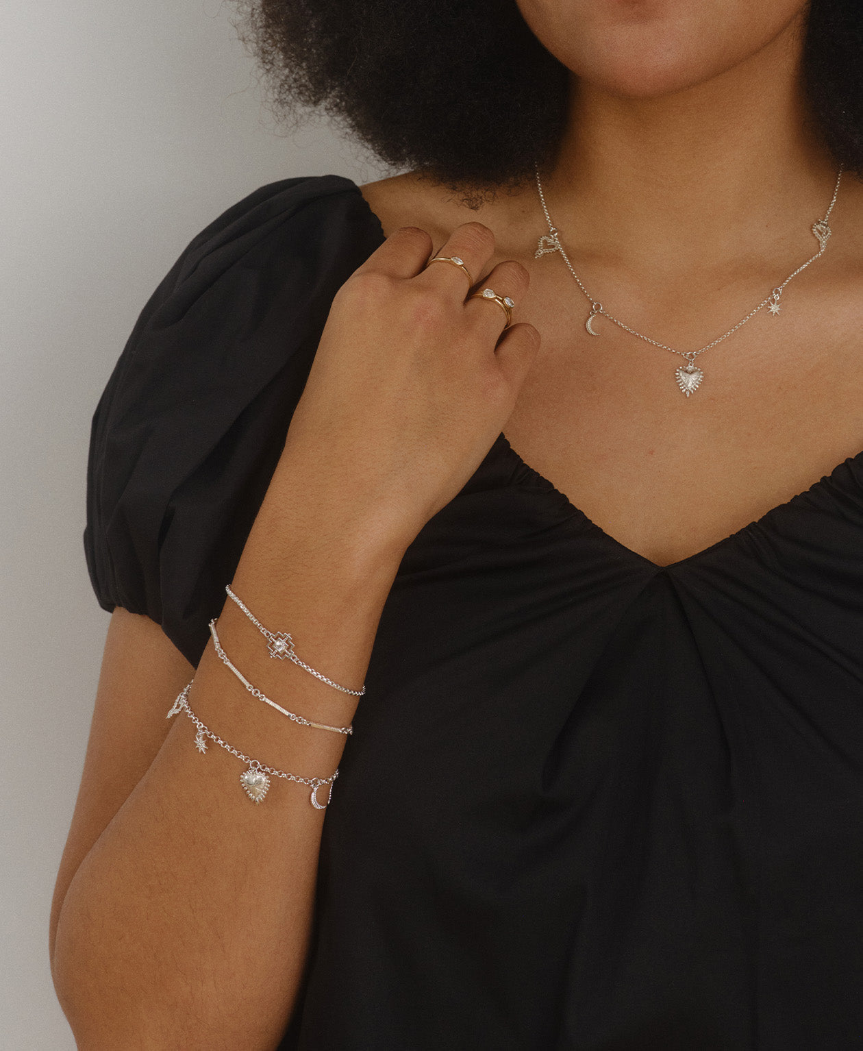 Charmed Bracelet - 925 Sterling Silver