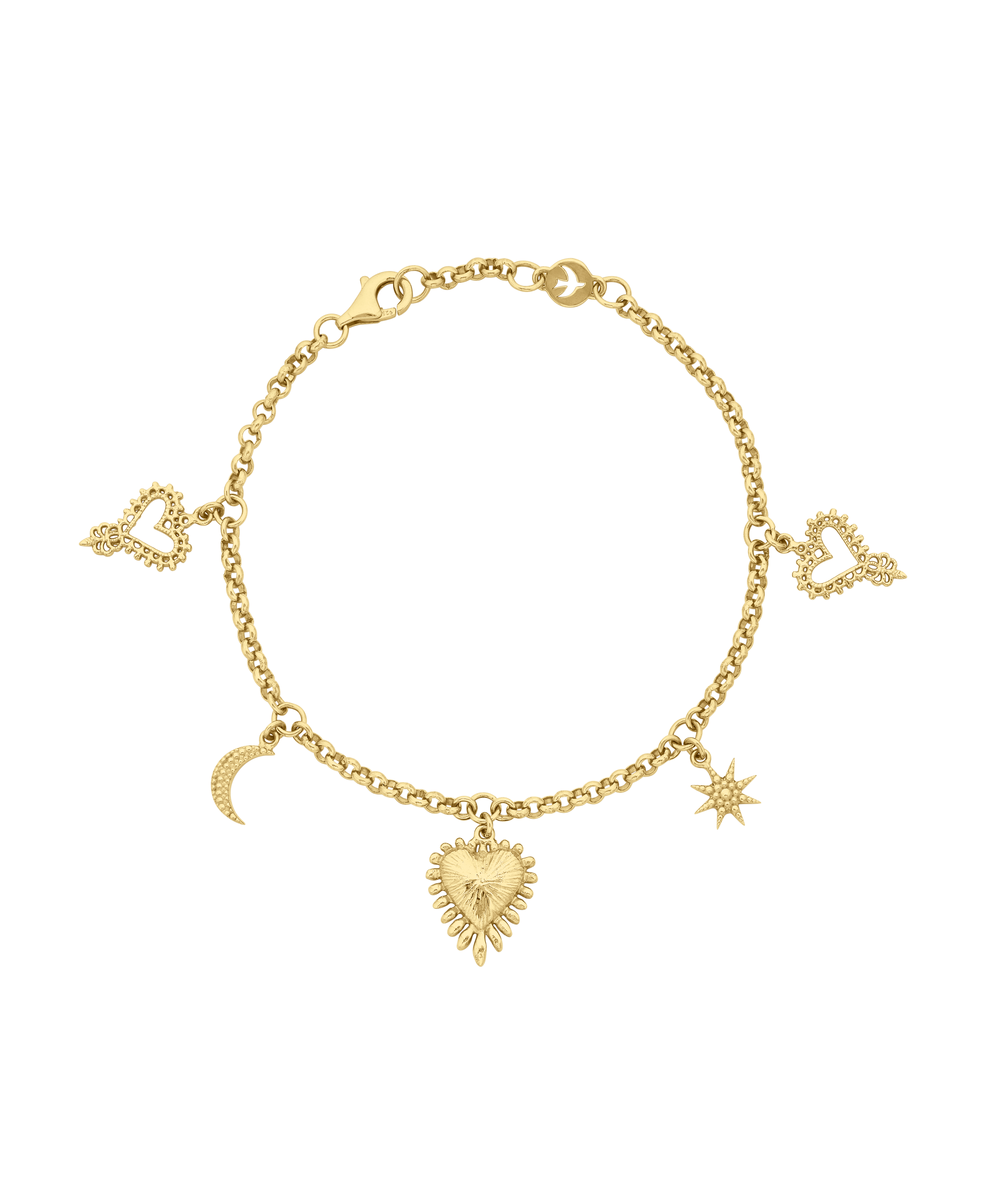 Charmed Bracelet - 22k Gold Vermeil
