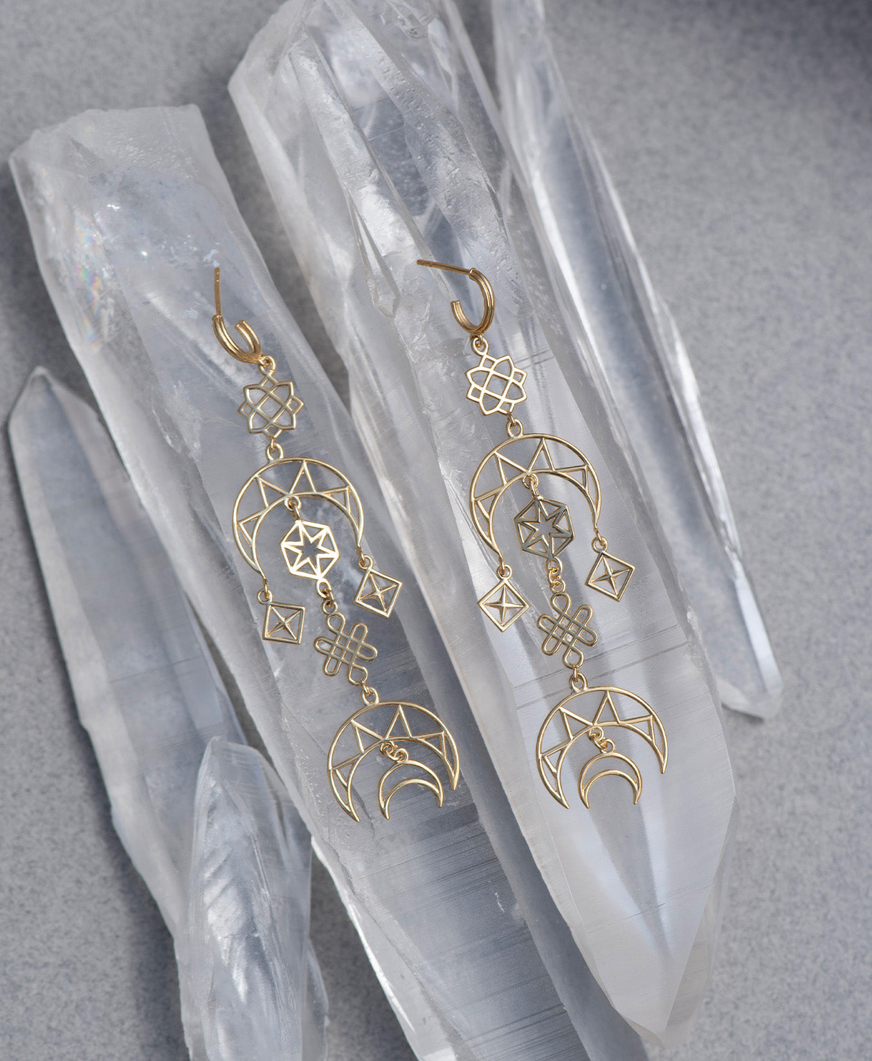 Enlightened Earrings - 22k Gold Vermeil