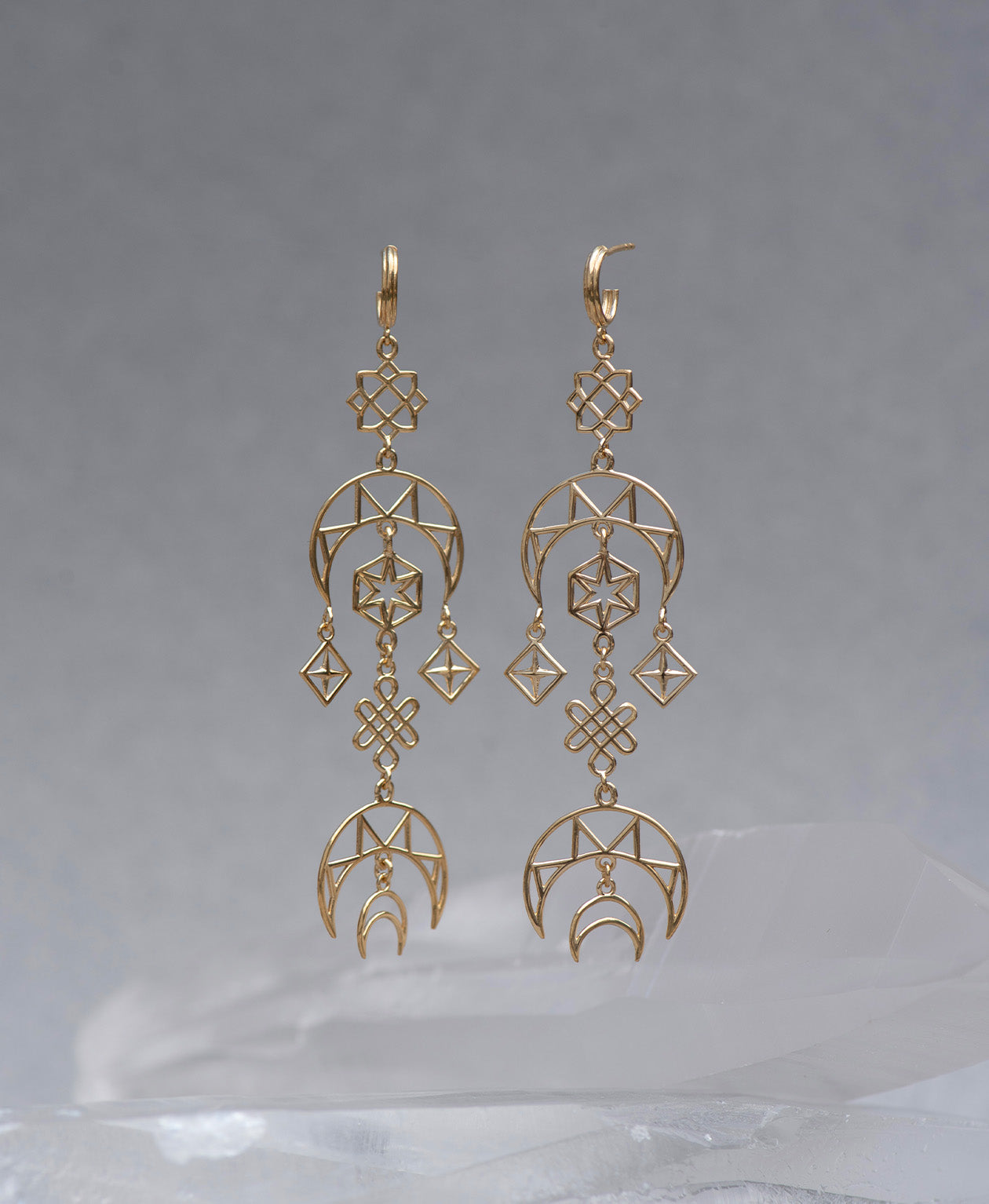 Enlightened Earrings - 22k Gold Vermeil