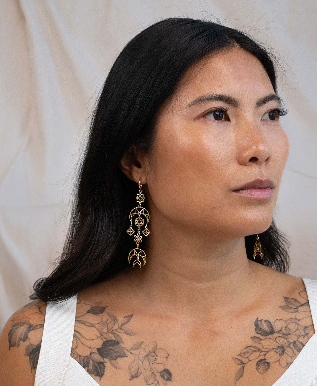 Enlightened Earrings - 22k Gold Vermeil