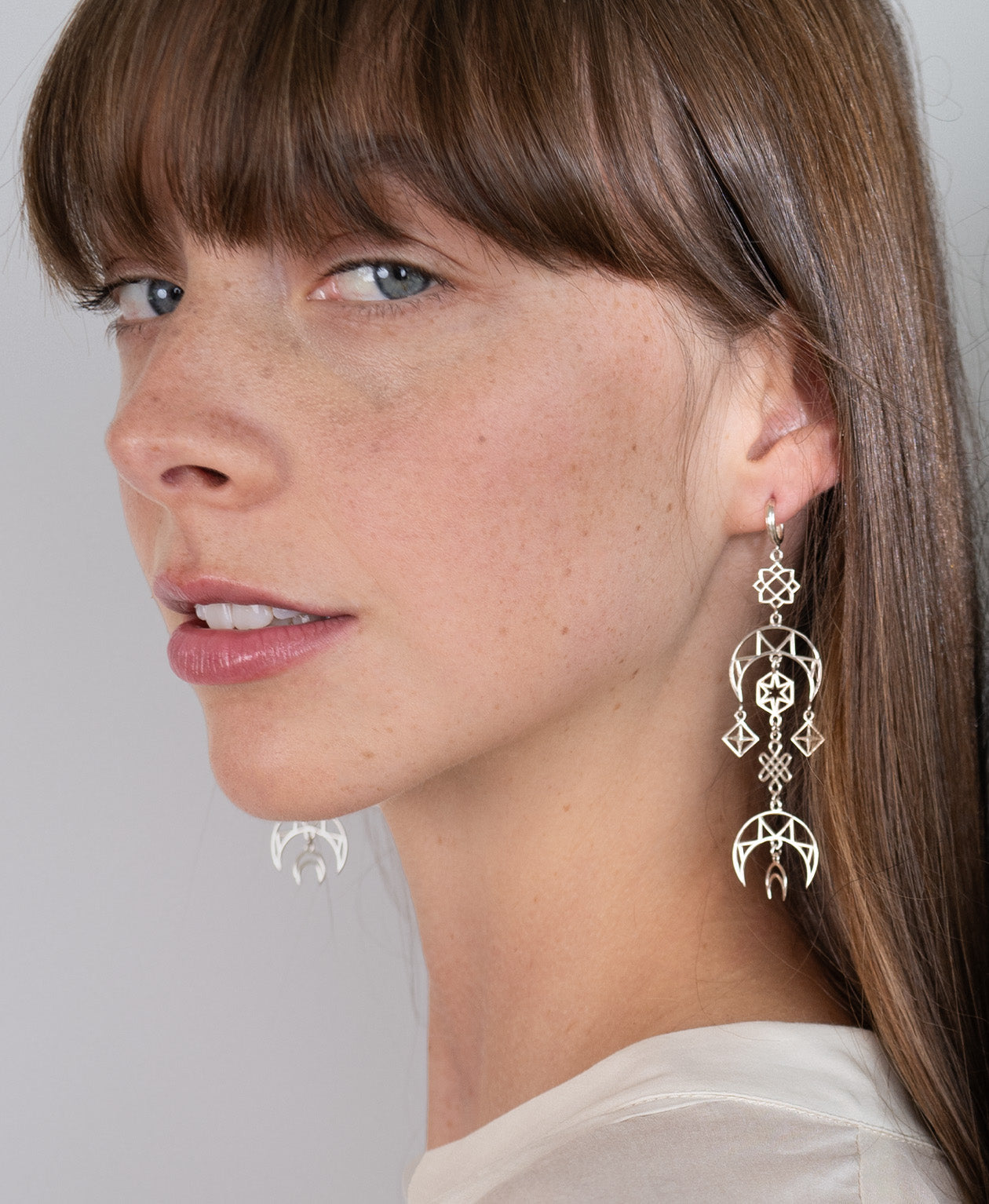 Enlightened Earrings - 925 Sterling Silver