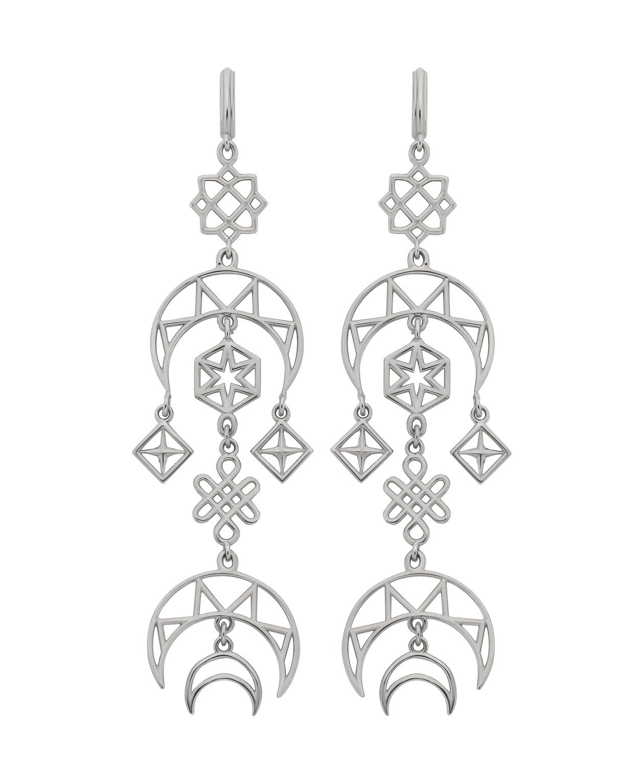 Enlightened Earrings - 925 Sterling Silver