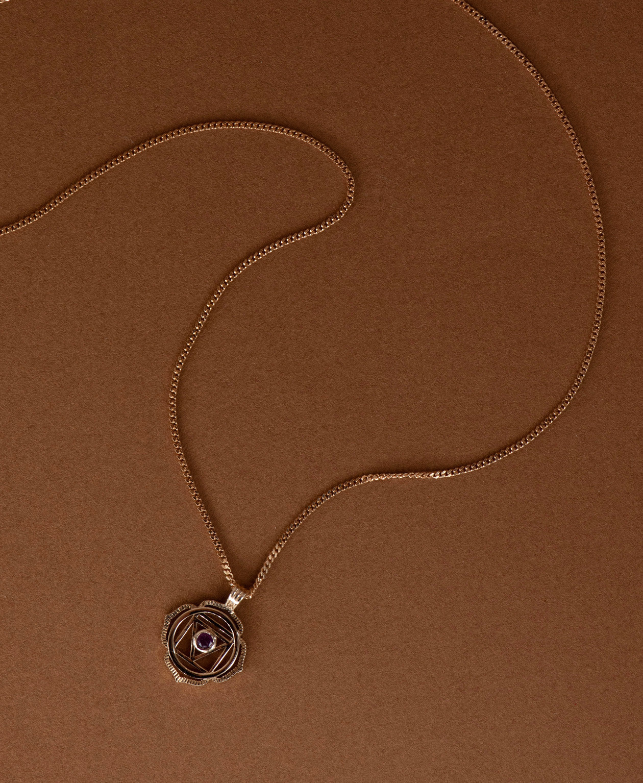 Grounding Chakra Necklace - 9k Yellow Gold