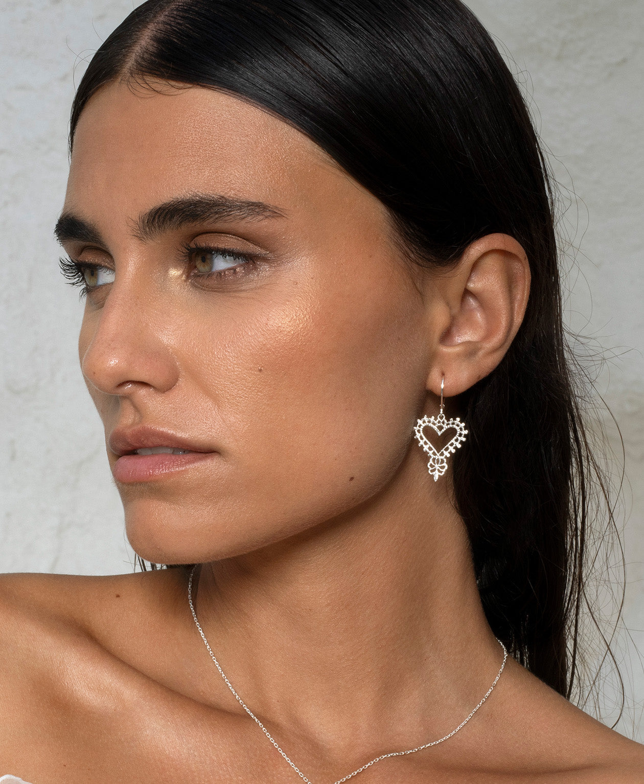 Heart Earrings - 925 Sterling Silver