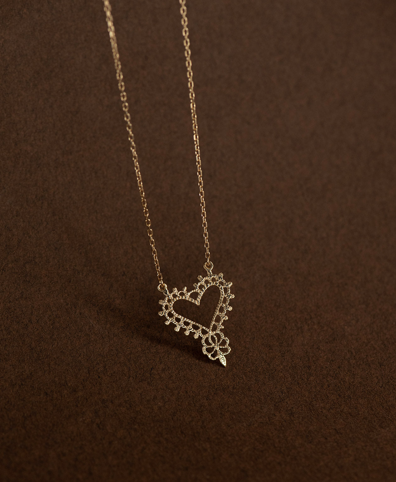 Heart Necklace - 22k Gold Vermeil