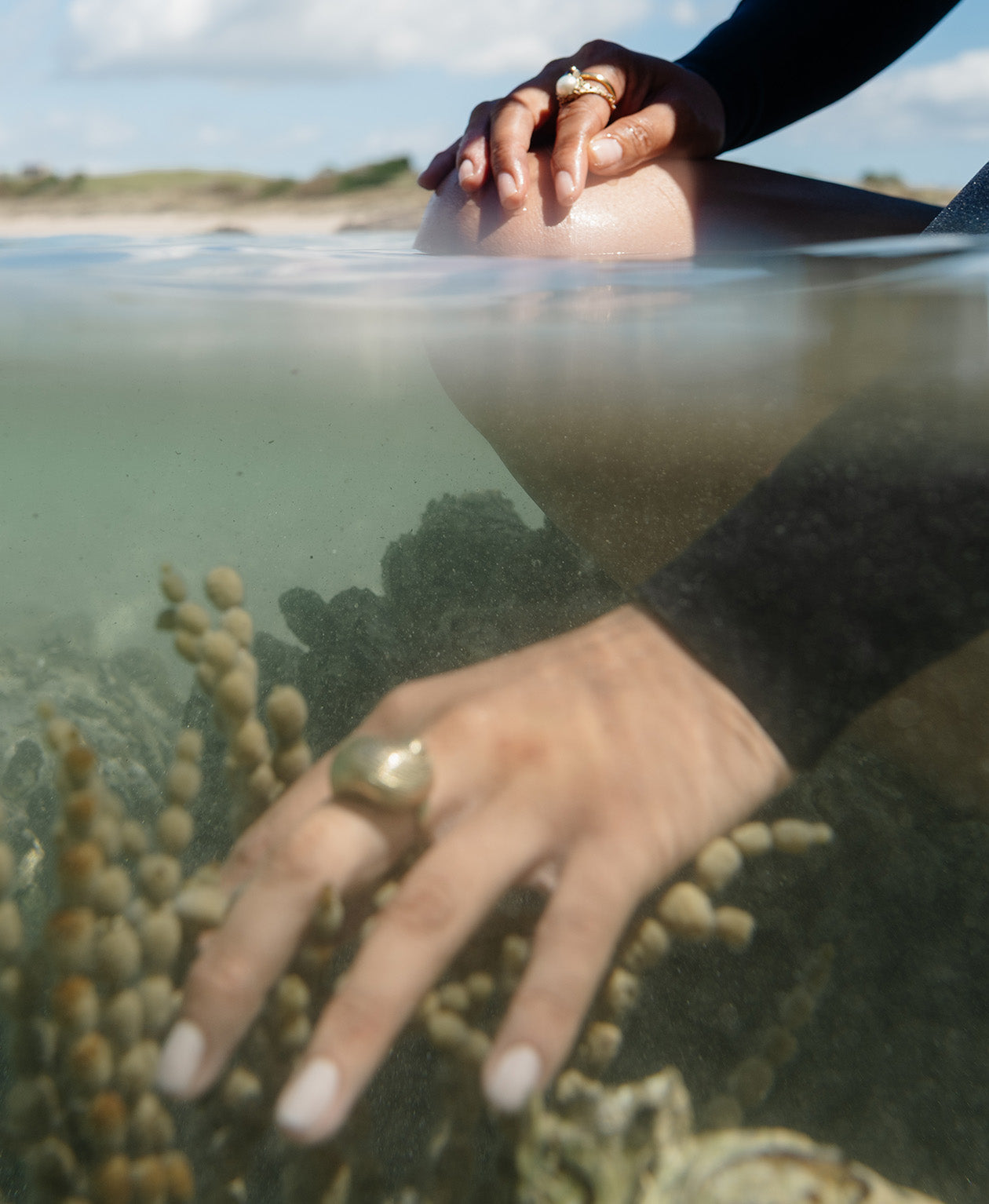 High Tide Ring - 22k Gold Vermeil