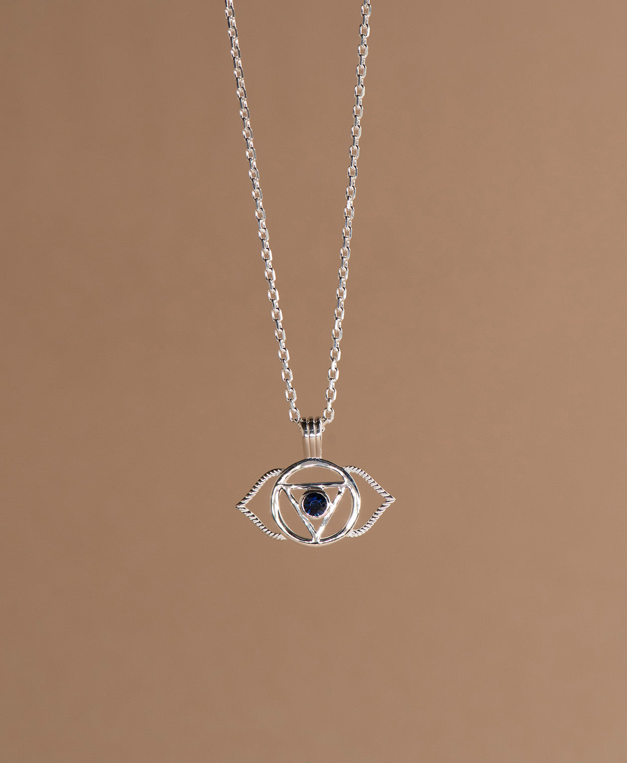 Intuition Chakra Necklace - 925 Sterling Silver