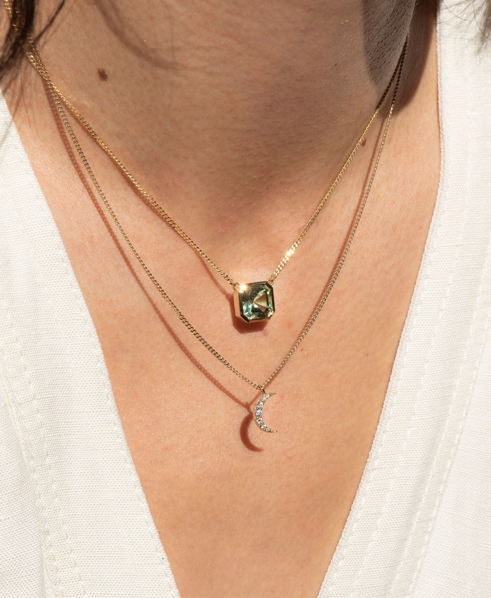 One of a Kind 365 - 18k Yellow Gold, Green Tourmaline