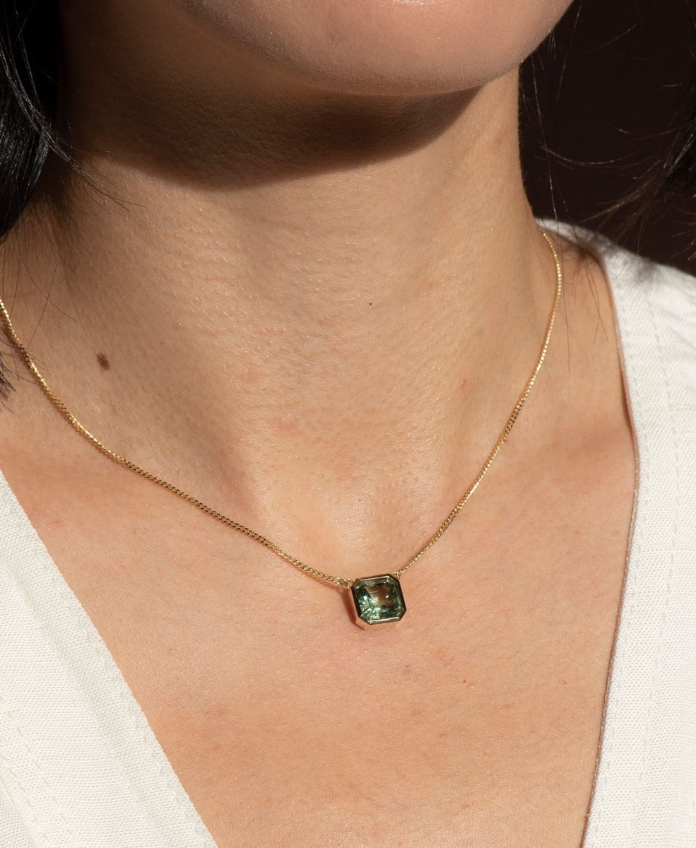 One of a Kind 365 - 18k Yellow Gold, Green Tourmaline