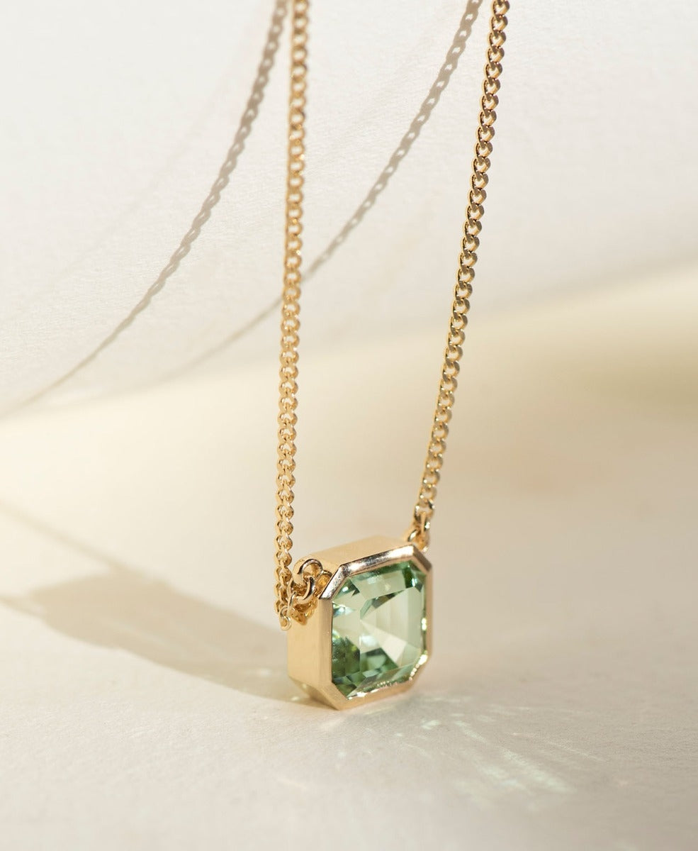 One of a Kind 365 - 18k Yellow Gold, Green Tourmaline