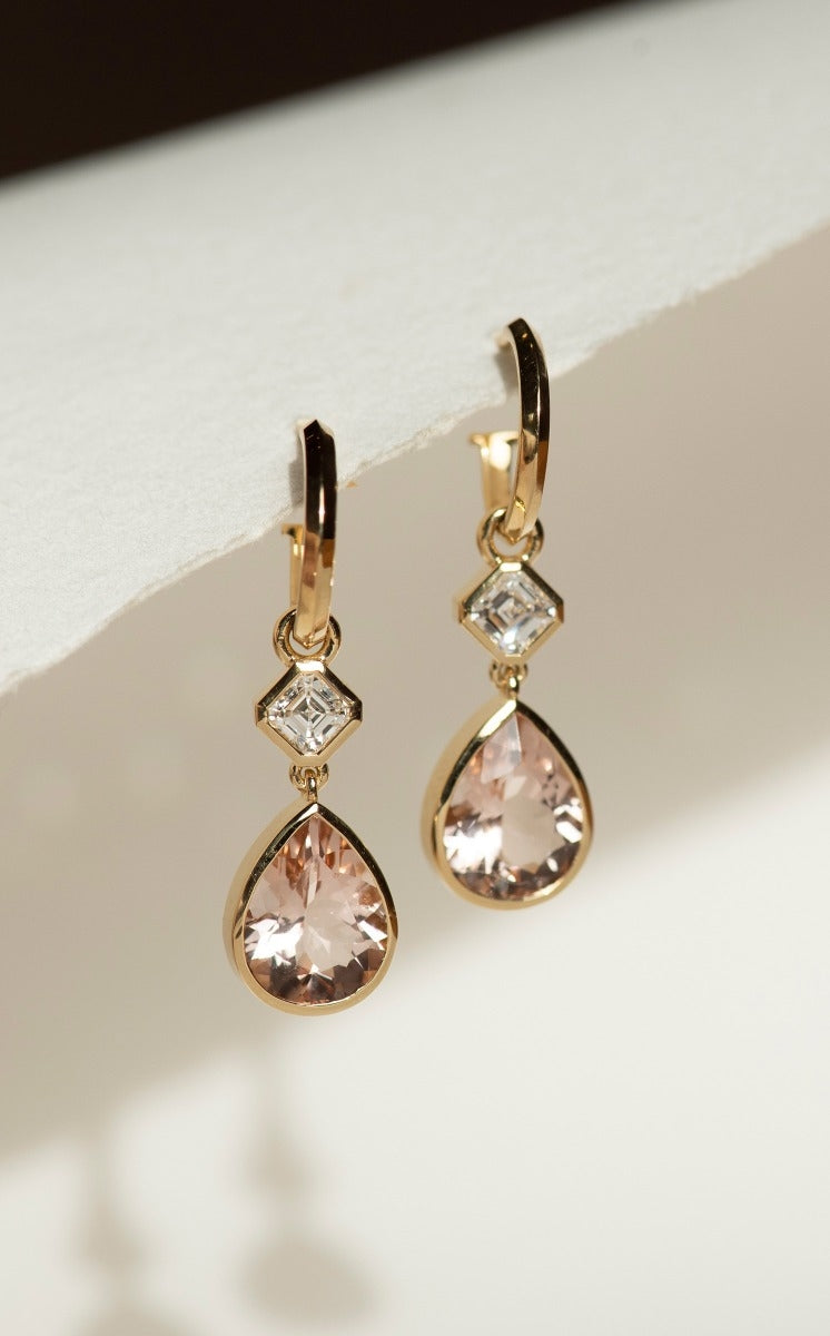 One of a Kind 367 - 18k Yellow Gold, Morganite
