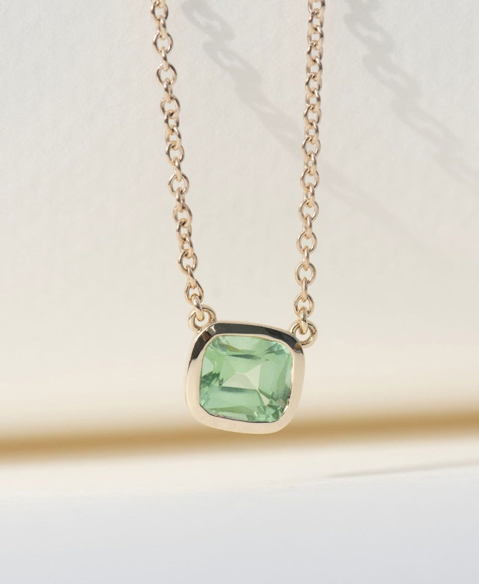 One of a Kind 429 - 9k Yellow Gold, Green Tourmaline