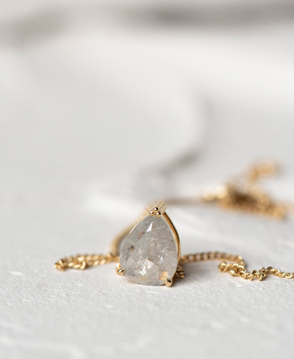 Limited Edition 127 - 18k Yellow Gold, Salt & Pepper Diamond