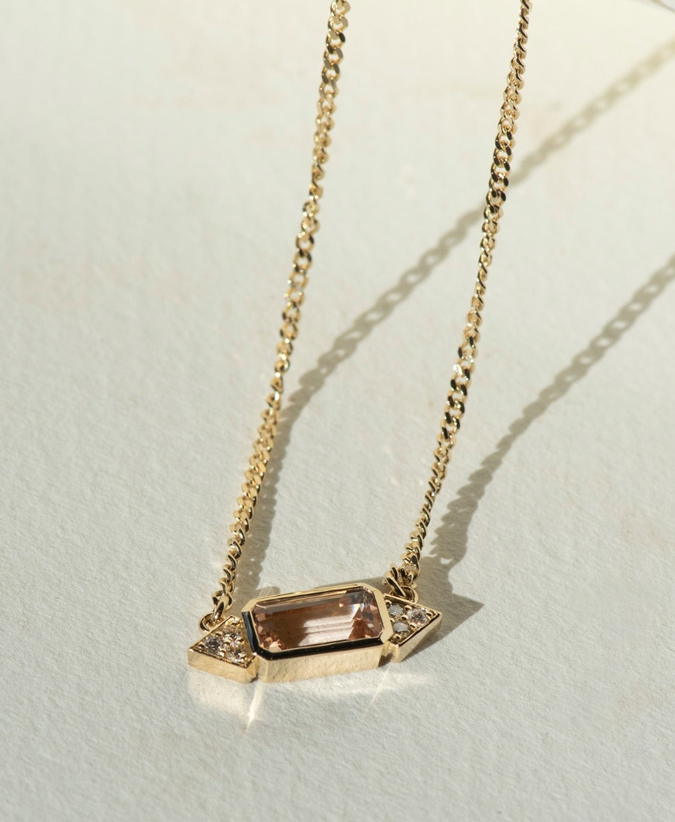 Limited Edition 130 - 18k Yellow Gold, Morganite