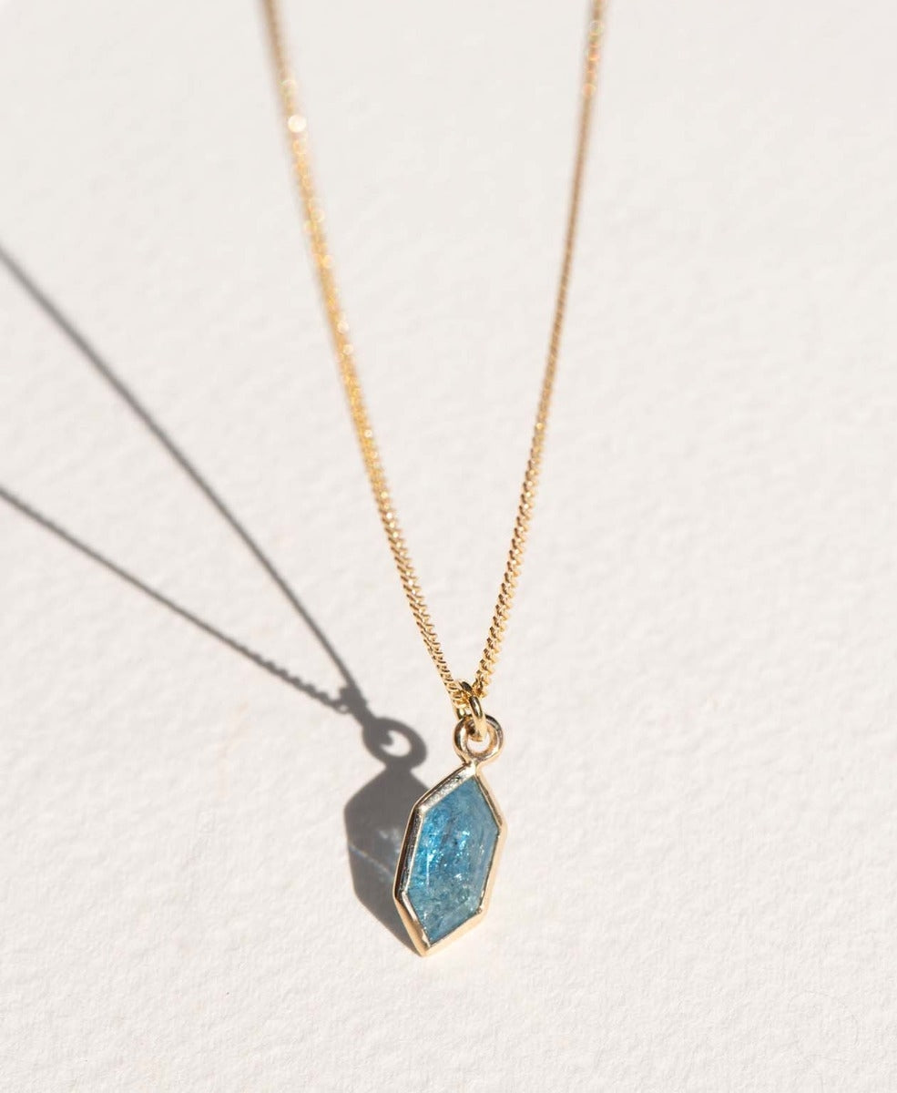 Limited Edition 135 - 18k Yellow Gold, Aquamarine