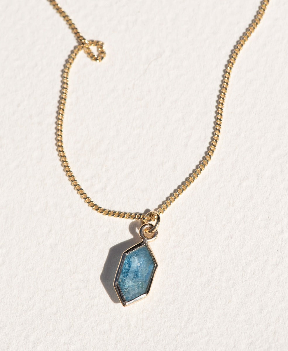 Limited Edition 135 - 18k Yellow Gold, Aquamarine
