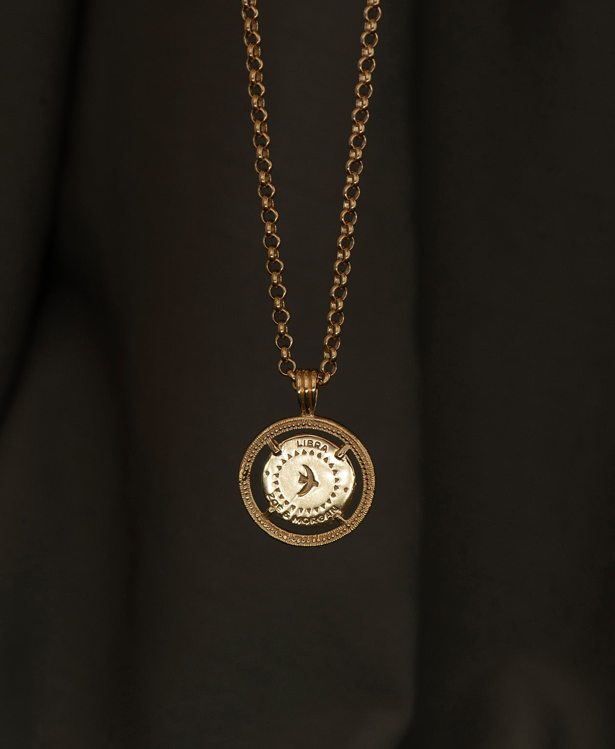 Libra Necklace - 22k Gold Vermeil