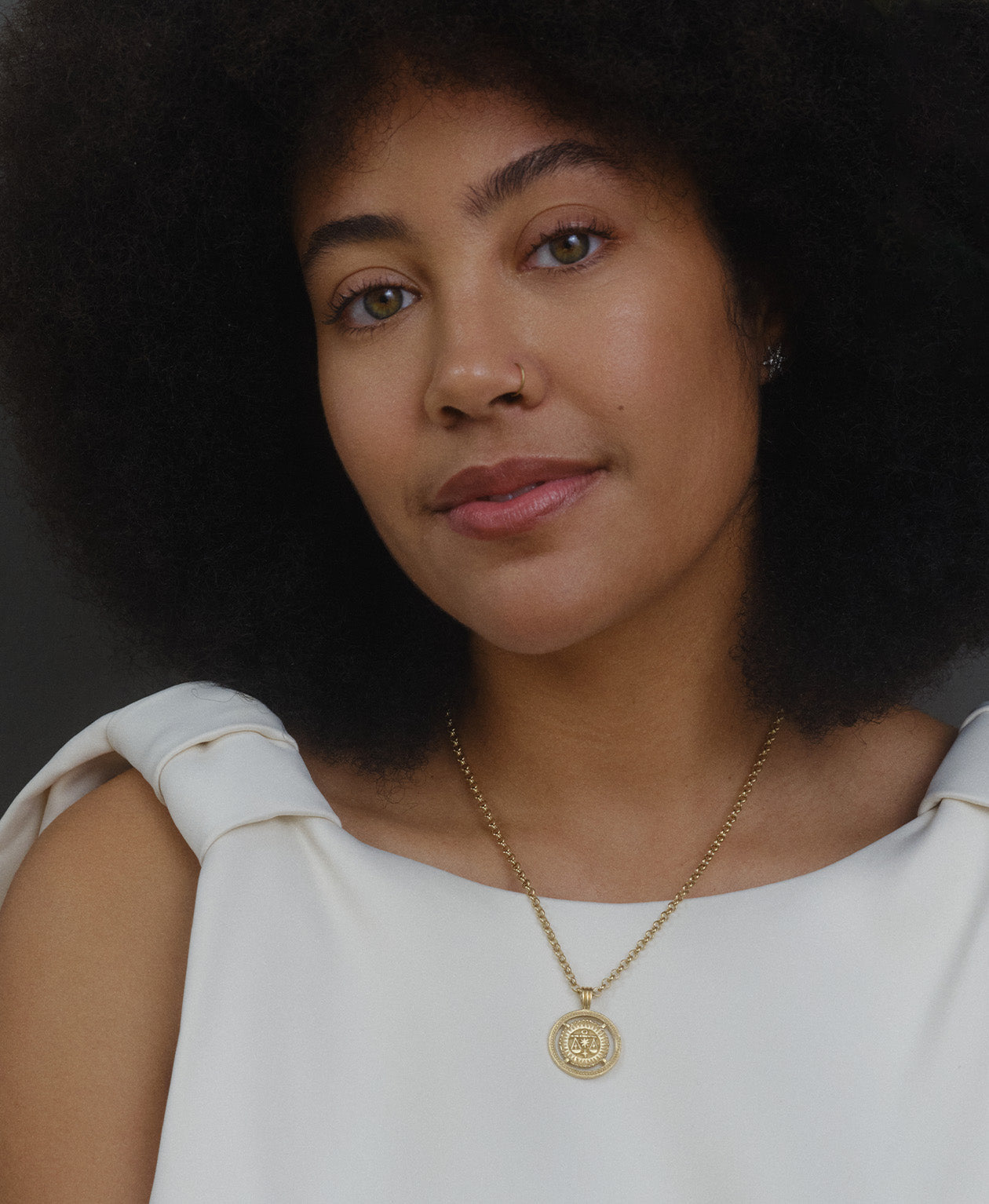 Libra Necklace - 22k Gold Vermeil