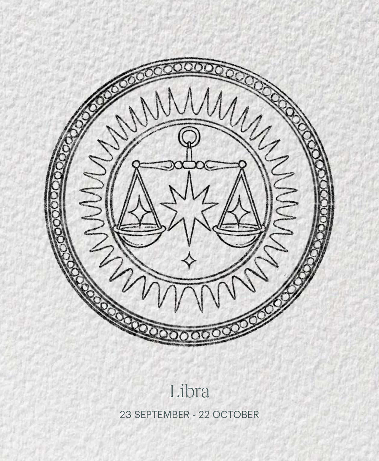 Libra Necklace - 925 Sterling Silver