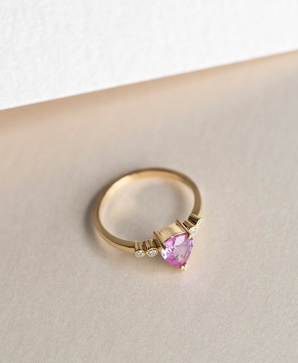 Limited Edition 125 - 18k Yellow Gold, Pink Sapphire