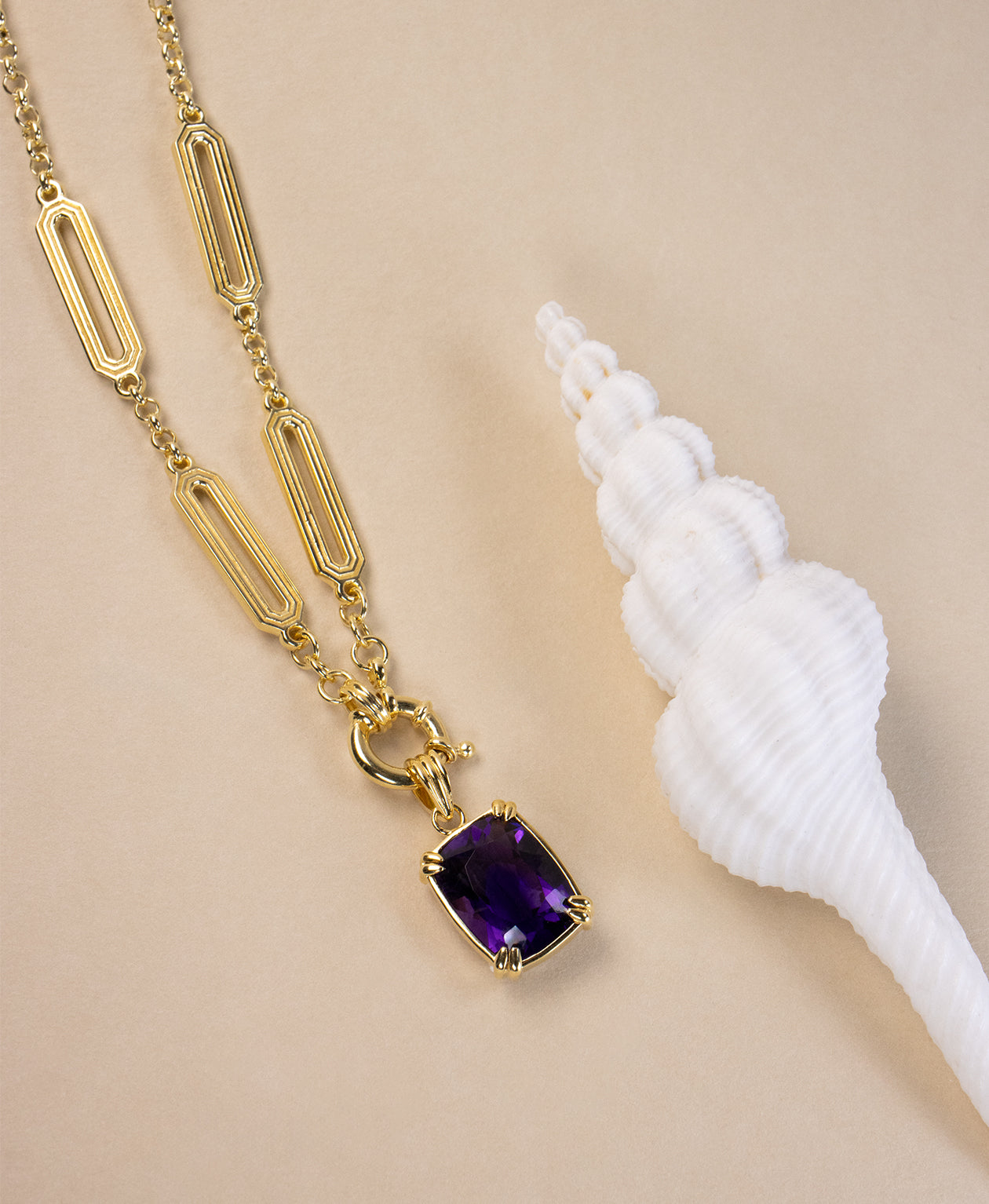 Limited Edition 208 - 22k Gold Vermeil, Amethyst