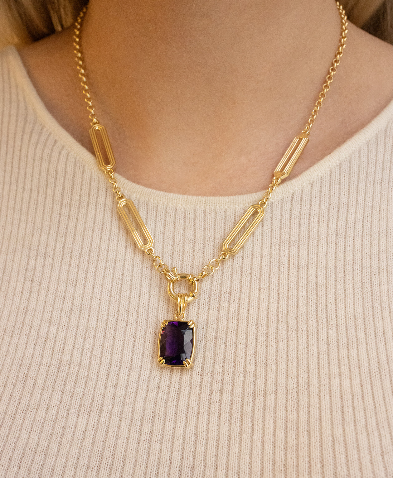 Limited Edition 208 - 22k Gold Vermeil, Amethyst