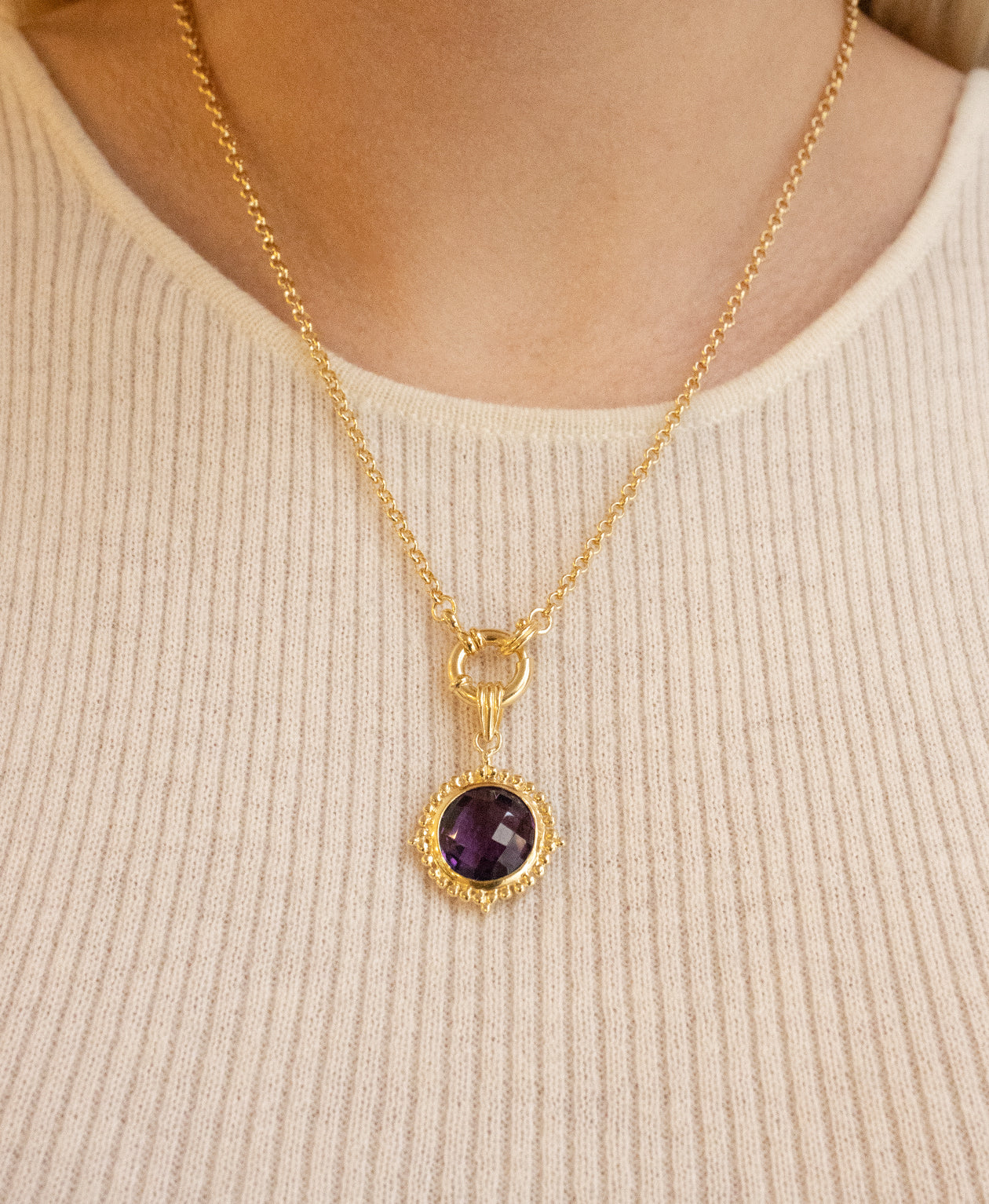 Limited Edition 209 - 22k Gold Vermeil, Amethyst