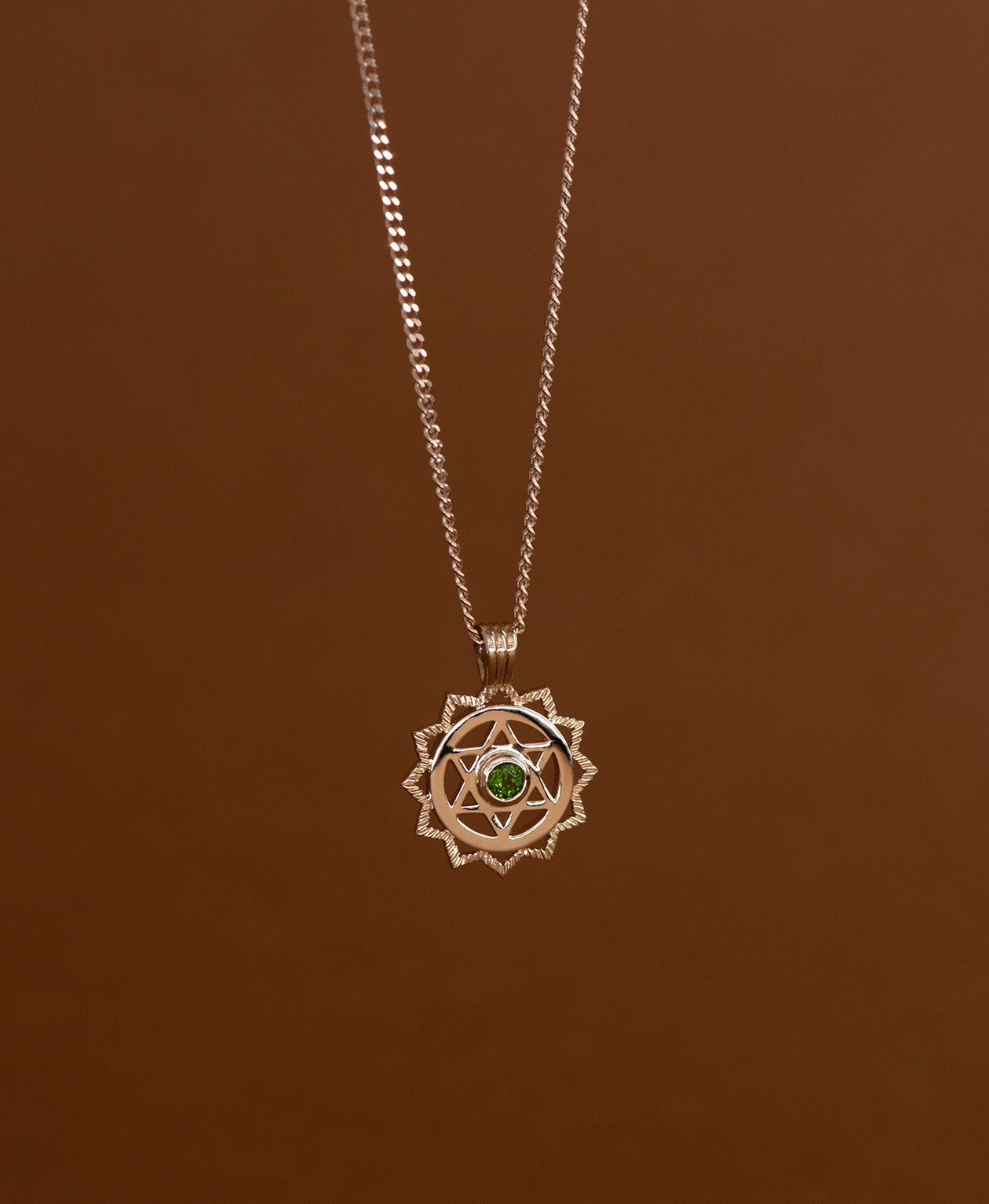Love Chakra Necklace - 9k Yellow Gold