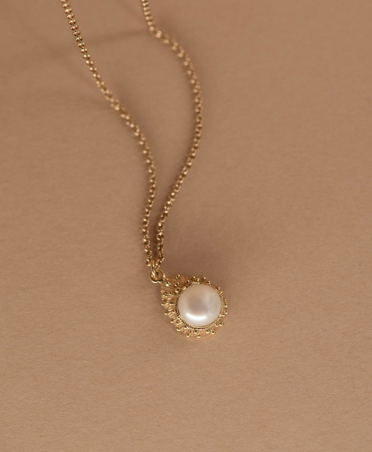 Lulu Necklace - 22k Gold Vermeil, Pearl