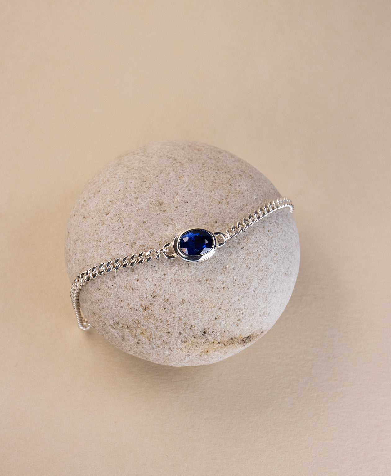 Malu Bracelet - 925 Sterling Silver, Kyanite