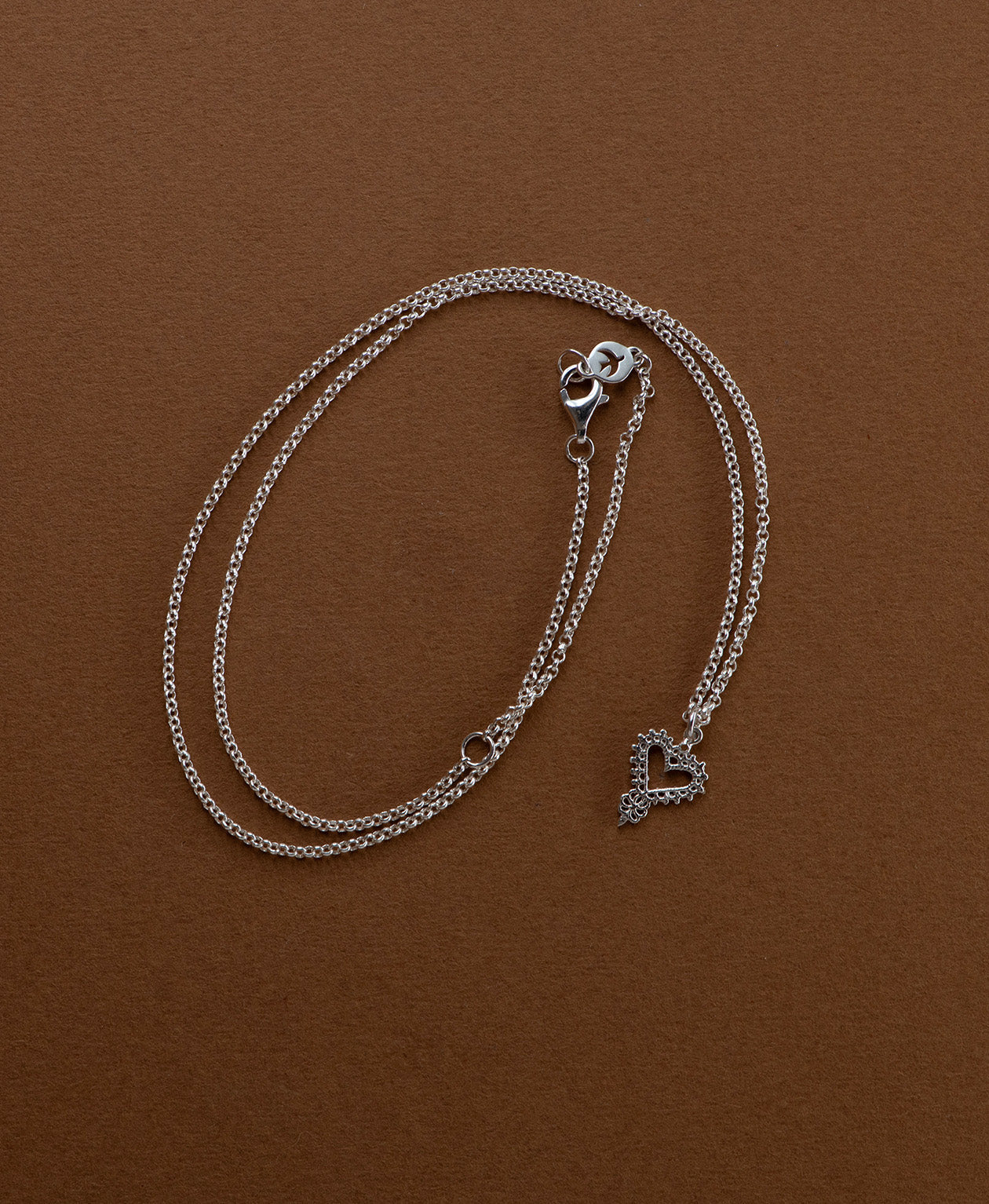 Mini Heart Necklace - 925 Sterling Silver