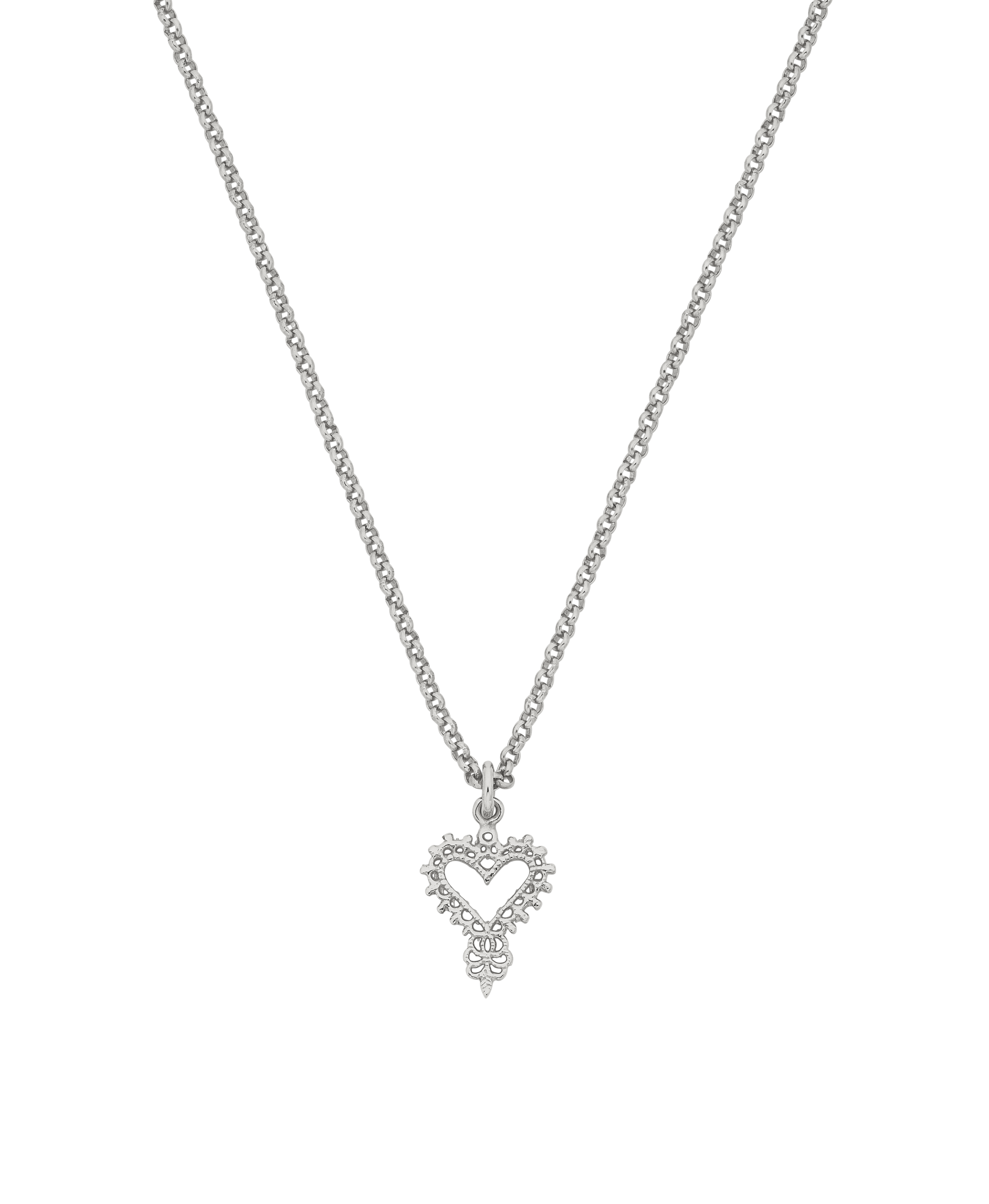 Mini Heart Necklace - 925 Sterling Silver