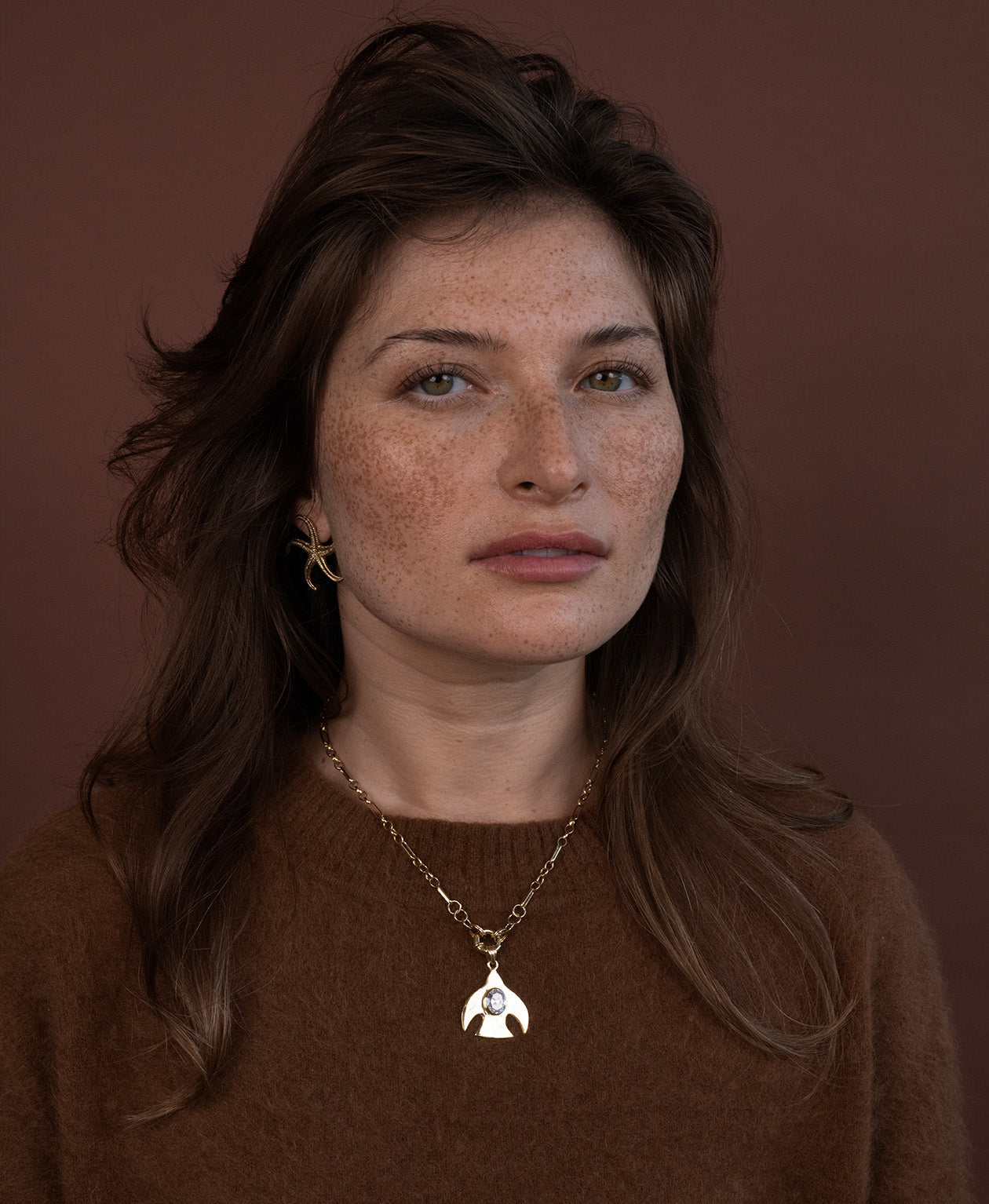 Moonbird Charm - 22k Gold Vermeil, Cubic Zirconia